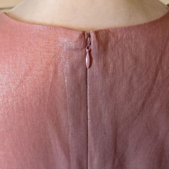 Anne Klein Womens Dress, size Medium, Pink, Dressy Shift, Sleeveless, Fully Line - Picture 2 of 10